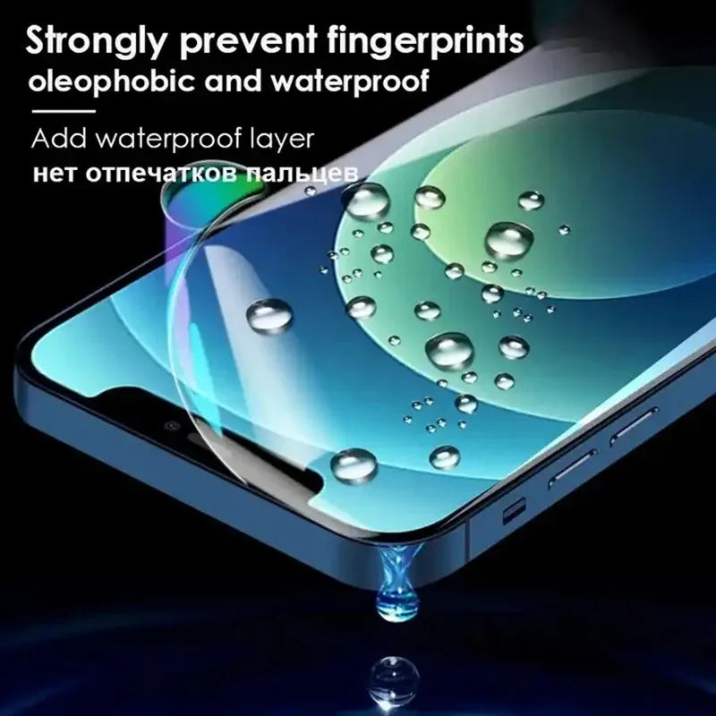 4Pcs Hydrogel Film Full Cover For iPhone 11 12 13 14 Pro Max mini Screen Protector For iPhone 14 8 7 Plus 6 5s SE 2020 Not Glass