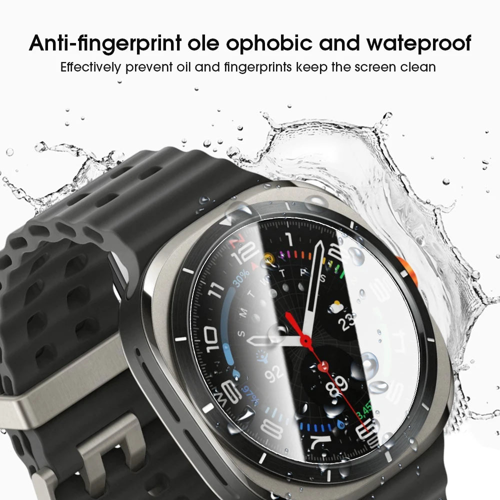 Clear Tempered Glass for Samsung Galaxy Watch 7 6 5 4 3 Pro 40mm 44mm HD Screen Protector for Samsung Watch 4 Classic 42mm 46mm