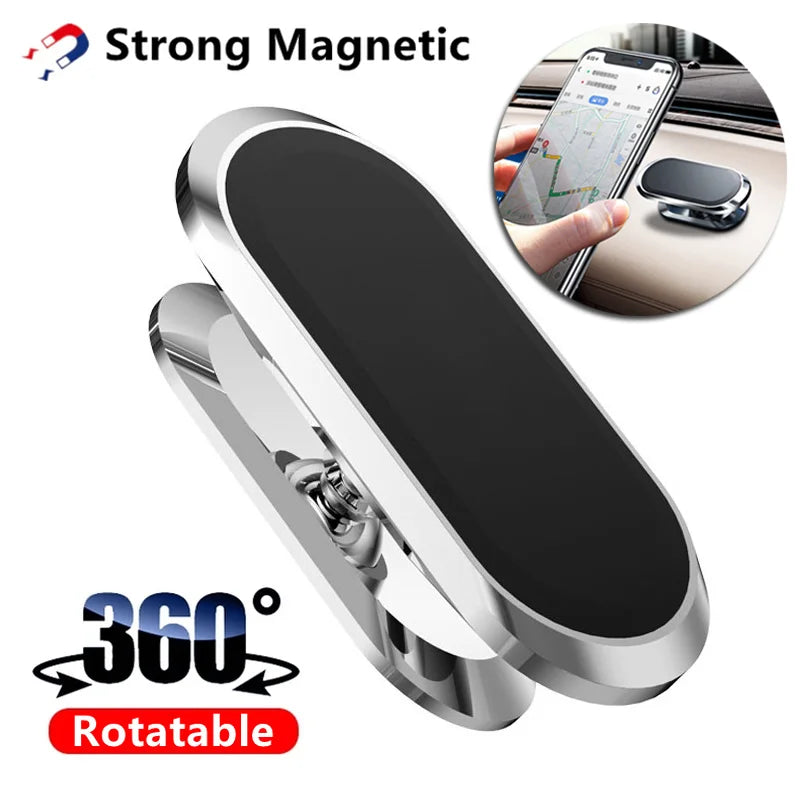 Rotating Magnetic Car Phone Holder Air Outlet GPS Support Strong Magnet Smartphone Stand in Car for iPhone 14 13 Pro Samsung MI