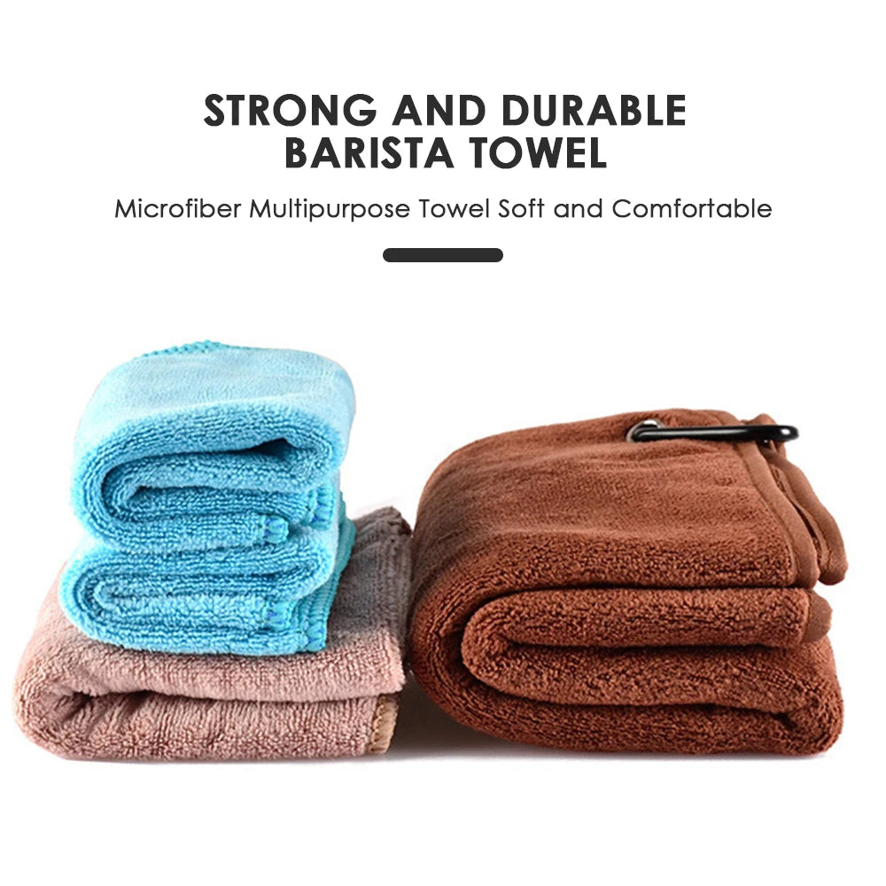 1/3/4/6pcs Absorbing Barista Towel Towel Rag Bar Coffee Machine Dishwasher Household Cleaning Towel Kitchen Tools