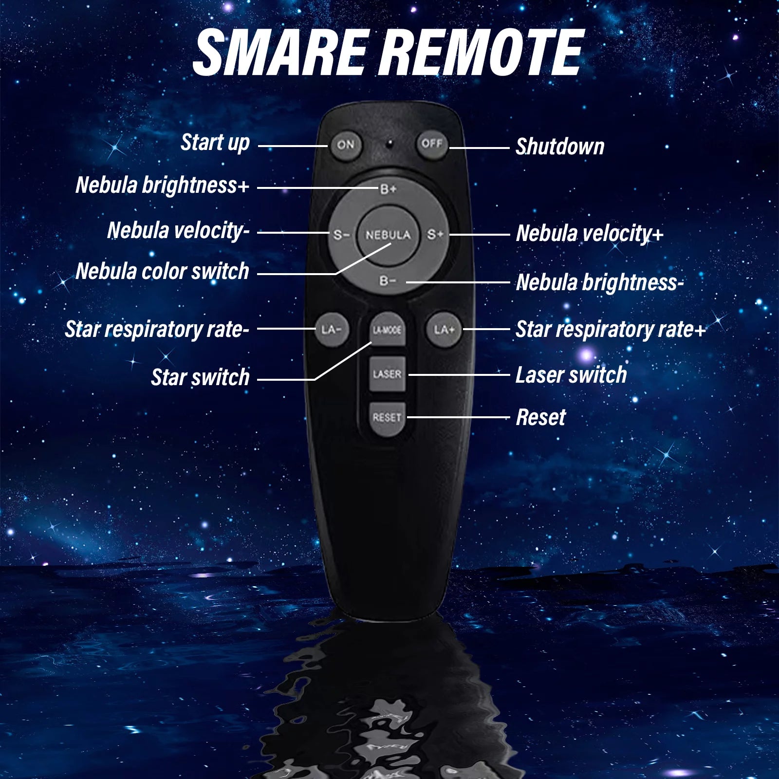 Astronaut Galaxy Star Projector Starry Night Light, Astronaut Light Projector with Nebula,Timer and Remote Control, Bedroom and Ceiling Projector, Christmas Gifts for Children and Adults