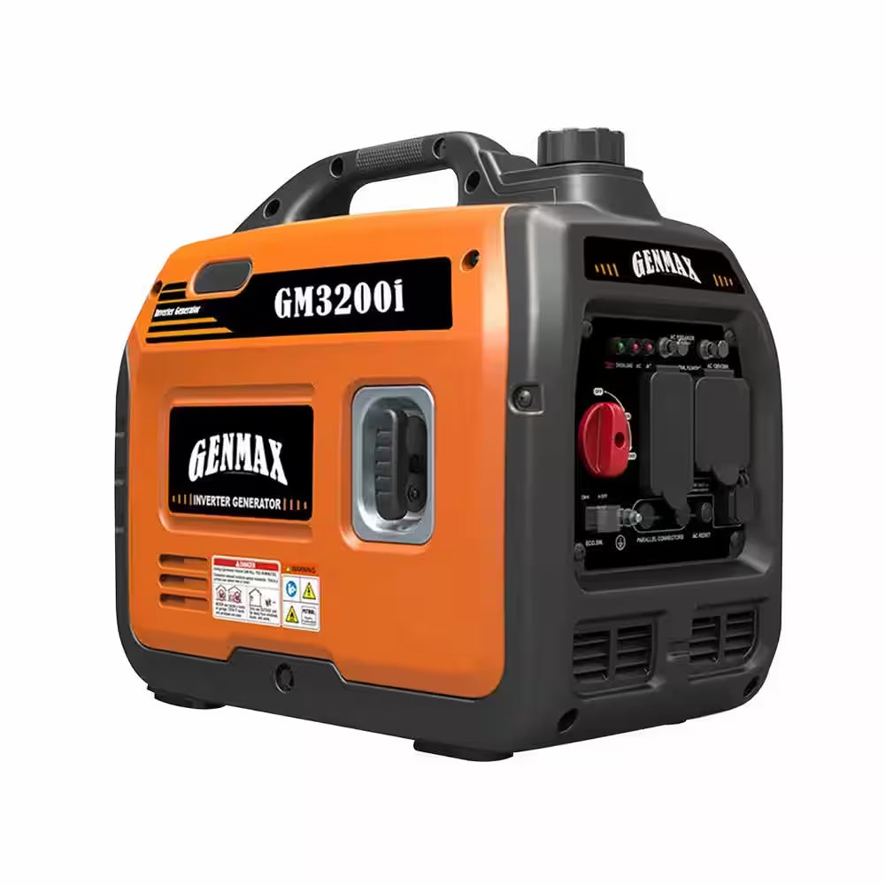 3300-Watt Recoil Start Gasoline Powered Inverter Generator with Super Quiet145Cc Engine