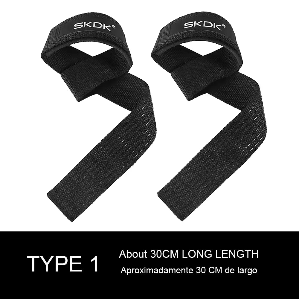 Weightlifting Gym Anti-Slip Sport Safety Wrist Straps Weight Lifting Wrist Support Crossfit Hand Grips Fitness Bodybuilding