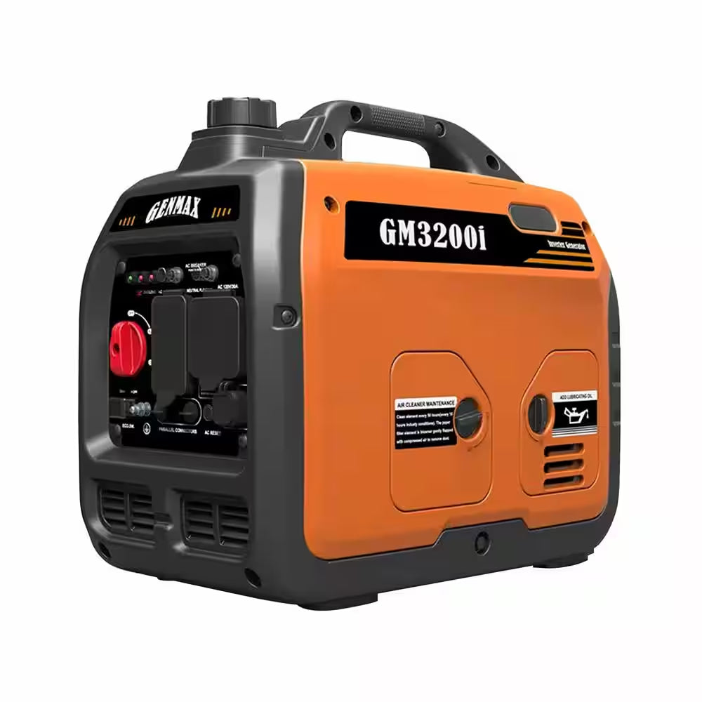 3300-Watt Recoil Start Gasoline Powered Inverter Generator with Super Quiet145Cc Engine