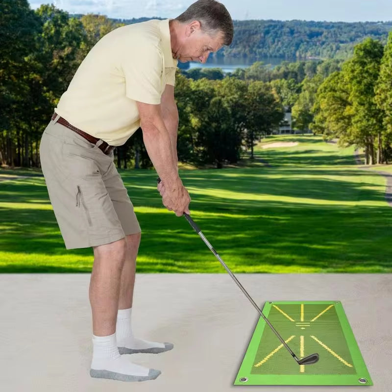 High Quality Golf Training Pad for Swing Detection Batting Ball Trace Directional Mat Swing Path Pads Swing Practice Pads