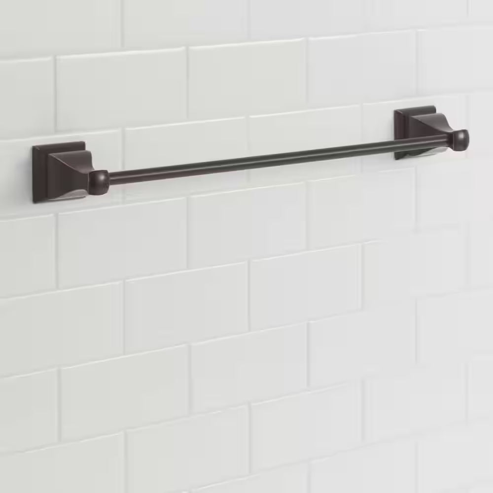 Milner 18 In. Towel Bar in Bronze