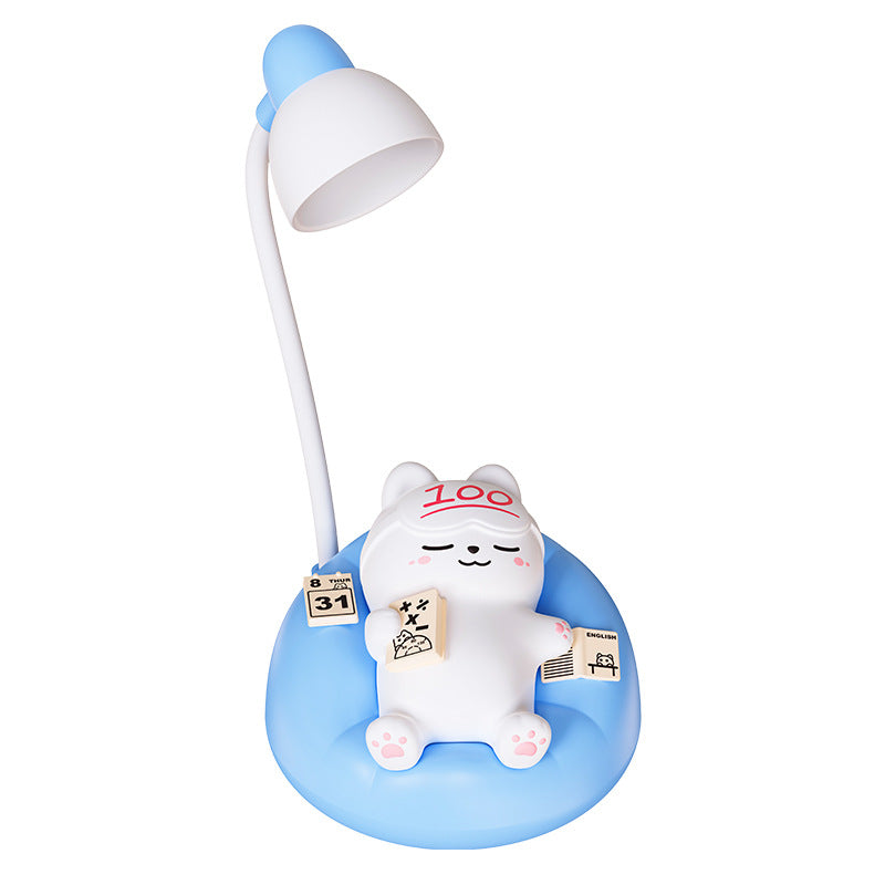 Creative Sleeping Cat Small Night Lamp Night Charging Pat Lamp