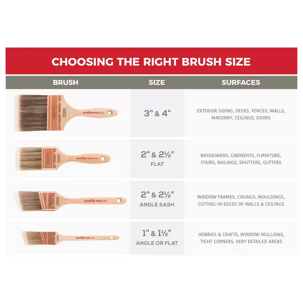 2 In. Pro Nylon/Polyester Angle Sash Brush